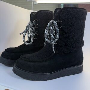 Aquatalia Wynter Water Resistent Genuine Sherling Boots